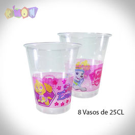 Pack 6 vasos de plástico de Skye Patrulla Canina