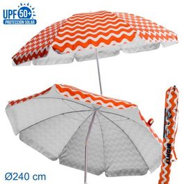 Sombrilla de playa naranja