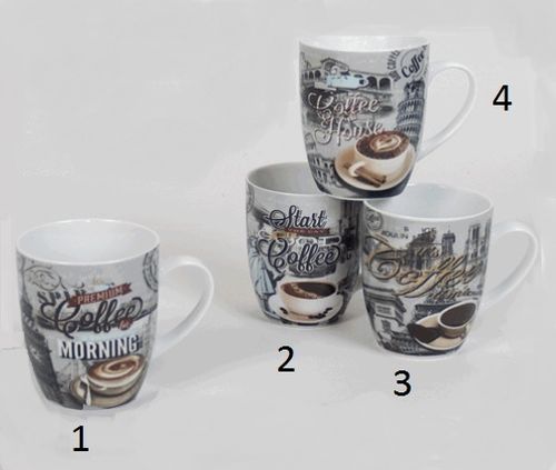 Taza porcelana "City Coffee" 325 ml