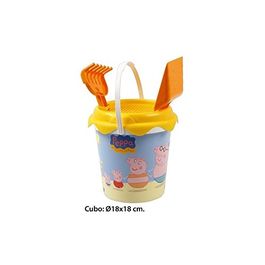 Cubo playa Peppa Pig