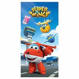 Toalla playa algodón Super Wings 70 x 140 cm