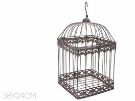 Jaula ornamental dos tamaños