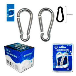 Juego de 2 mosquetones