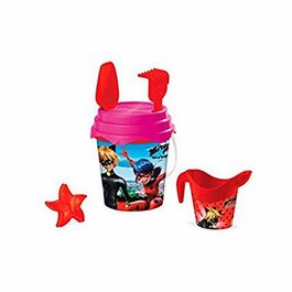 Cubo de playa Ladybug con regadera