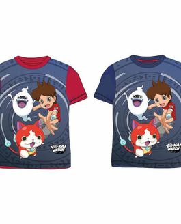 Camiseta Yo-Kai manga corta AZUL 5 años