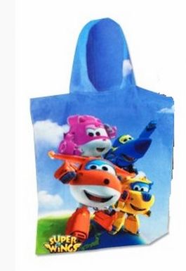 Poncho con capucha Super Wings