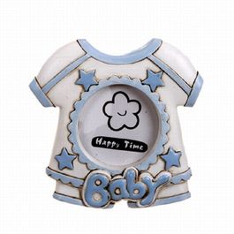 Portafotos infantil Vestido Azul 10 x 11 cm