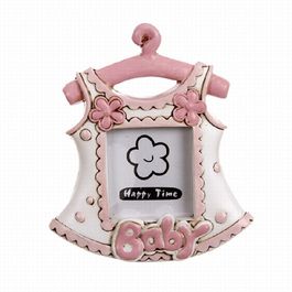 Portafotos infantil Vestido Rosa