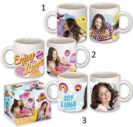 Taza porcelana Soy Luna 12 x 9 x 8 cm