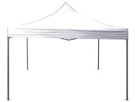 Carpa 3 x 3 hierro plegable blanca