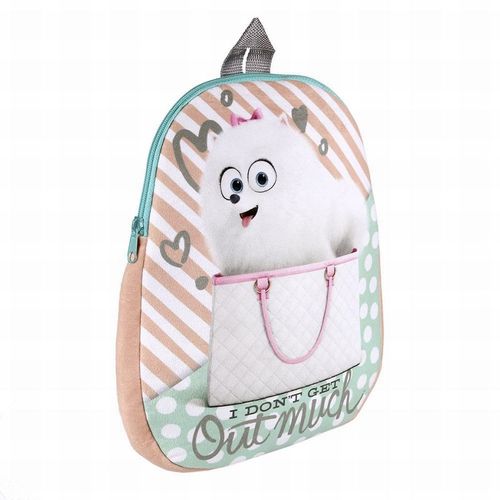 Mochila terciopelo Mascotas 40 x 25 x 32 cm