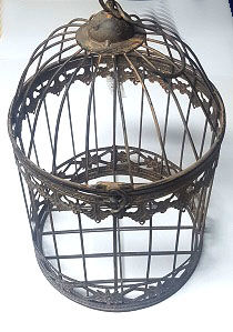 Jaula vintage redonda