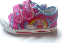Zapatillas con velcro Peppa Pig