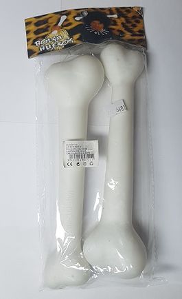 Pack de 2 huesos deplástico de perro