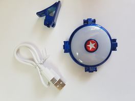 Spinner Capitán América con cable USB
