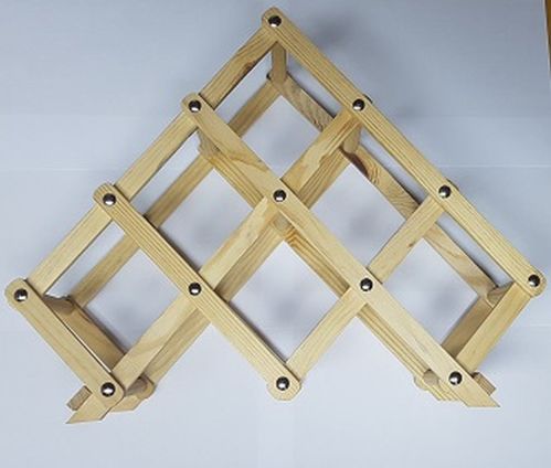 Portabotellas de madera