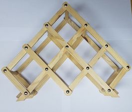 Portabotellas de madera