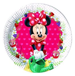 Pack 8 platos cartón Minnie Mouse Disney 19,5 cm