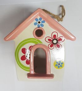 Casa cerámica para pájaros