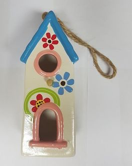 Casa cerámica para pájaros