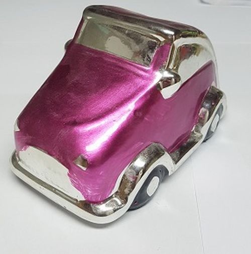 Hucha forma Coche decoración original 7.5 x12.5 cm