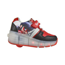 Zapatillas deportivas con ruedas y luz Ladybug