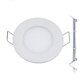 Downlight led empotrable marco blanco redondo. 3W