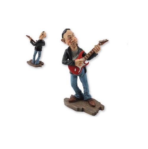 Figura resina 18cm guitarrista